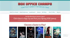 Desktop Screenshot of boxofficechamps.com